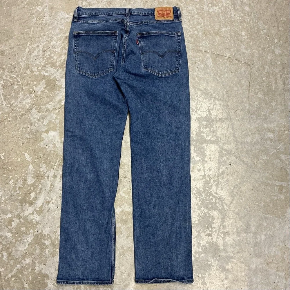 Levis Men's Workwear Fit Jeans Mens 36x34 Blue Straight Leg Medium Wash Denim